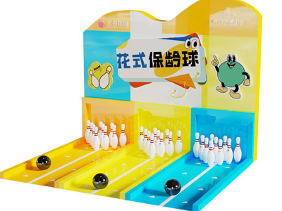 现代户外装置 保龄球互动游戏点位 美陈3d模型 现代户外装置 保龄球互动游戏点位 美陈