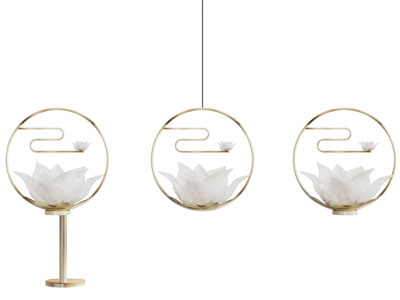 新中式台灯 吊灯 落地灯3d模型 新中式台灯 吊灯 落地灯