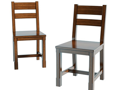 现代实木休闲椅子 餐椅