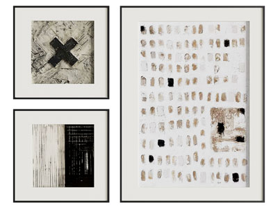 现代装饰挂画3d模型 现代装饰挂画