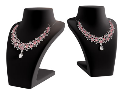 现代珠宝首饰 项链3d模型 现代珠宝首饰 项链