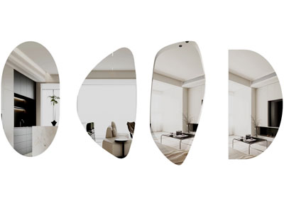 现代墙饰挂件 装饰镜子3d模型 现代墙饰挂件 装饰镜子