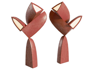 现代艺术造型台灯3d模型 现代艺术造型台灯