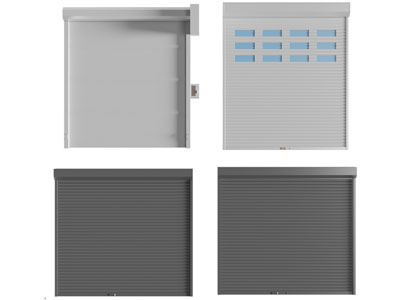 现代仓库门 车库门 卷闸门 大门