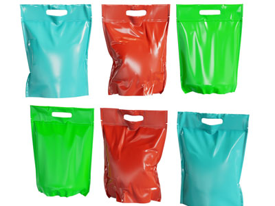 现代包装袋 塑料手提包装袋3d模型 现代包装袋 塑料手提包装袋