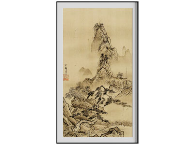 新中式装饰挂画3d模型 新中式装饰挂画