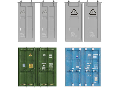 工业风loft谷仓门 推拉门 仓库门