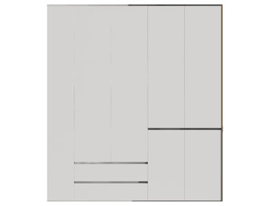 现代衣柜3d模型 现代衣柜