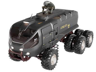 现代星球探索车 越野车