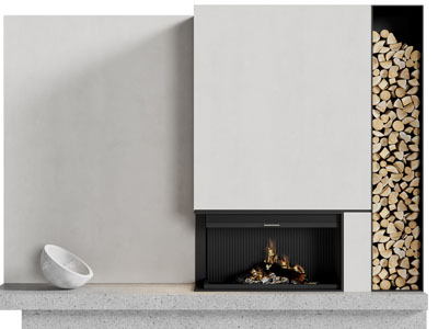 现代壁炉火炉3d模型 现代壁炉火炉