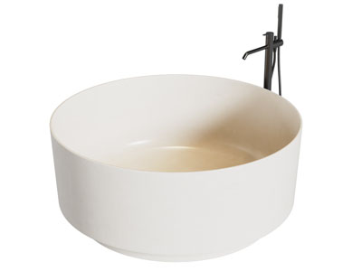 现代圆形一体式浴缸浴盆