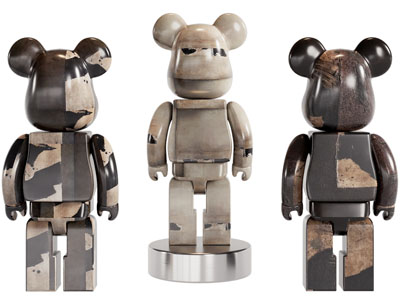 现代暴力熊雕塑雕刻 摆件组合3d模型 现代暴力熊雕塑雕刻 摆件组合