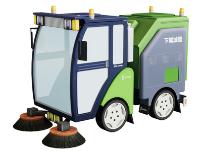 现代扫地机 清扫车 垃圾清扫车