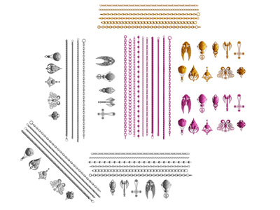 现代银项链 金项链 项链 吊饰 挂饰 珠宝首饰3d模型 现代银项链 金项链 项链 吊饰 挂饰 珠宝首饰