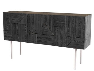 现代高脚玄关柜 边柜3d模型 现代高脚玄关柜 边柜