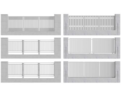 现代围栏 围挡 围墙