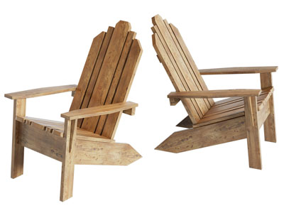 现代实木休闲椅子