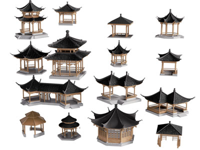 新中式亭子 凉亭子