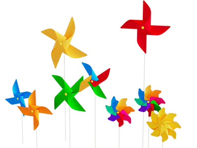 现代风车 儿童玩具3d模型 现代风车 儿童玩具