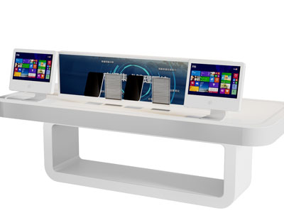 现代电子产品科技展台 展桌 展示台