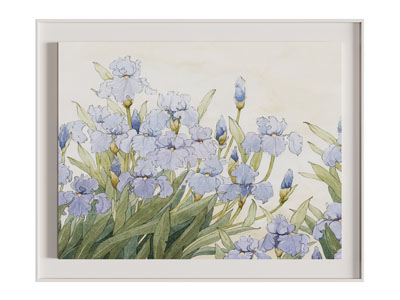 现代花卉装饰挂画3d模型 现代花卉装饰挂画