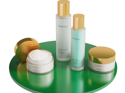 现代护肤品 化妆品 摆件组合3d模型 现代护肤品 化妆品 摆件组合