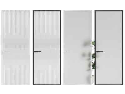 现代玻璃平开门 房门