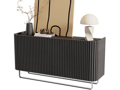 现代玄关柜 边柜3d模型 现代玄关柜 边柜