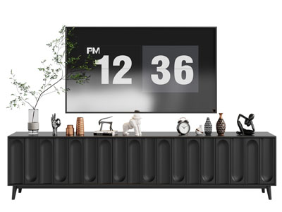 法式电视柜 电视机