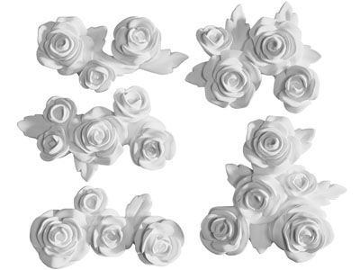 现代玫瑰花雕塑雕刻 墙饰挂件3d模型 现代玫瑰花雕塑雕刻 墙饰挂件