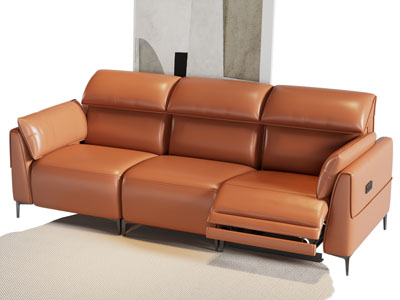 现代皮质多人沙发3d模型 现代皮质多人沙发
