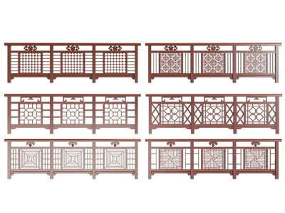 新中式栏杆 护栏 围栏