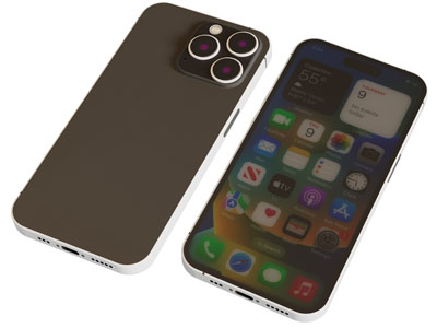 现代智能手机3d模型 现代智能手机