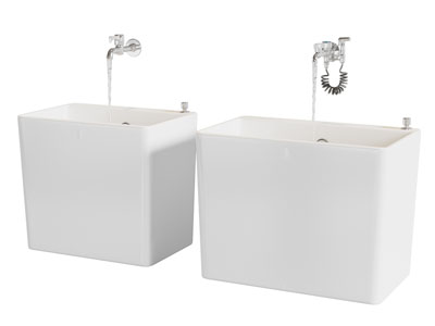 现代拖把池 拖布池 墩布池 卫浴小件3d模型 现代拖把池 拖布池 墩布池 卫浴小件