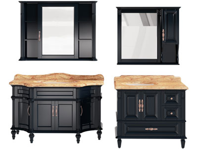 法式洗手台 镜柜 浴室柜