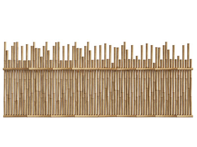 新中式竹编篱笆 围栏 围挡
