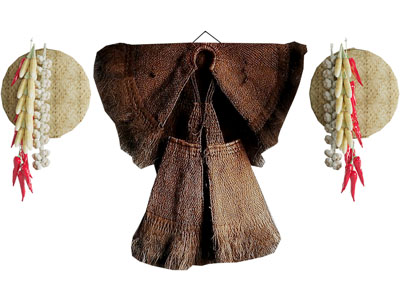 新中式民俗蓑衣 农作物墙饰挂件3d模型 新中式民俗蓑衣 农作物墙饰挂件