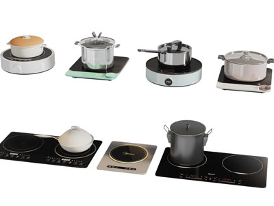现代电磁炉 锅具 厨具