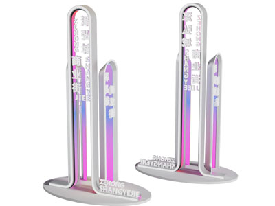 现代路标 指示牌 景观美陈