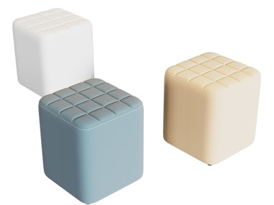 现代方形沙发凳子