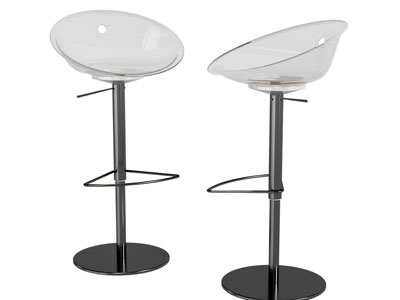 现代亚克力透明吧椅