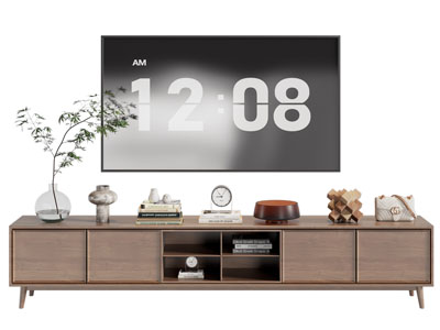 北欧中古风电视柜 电视