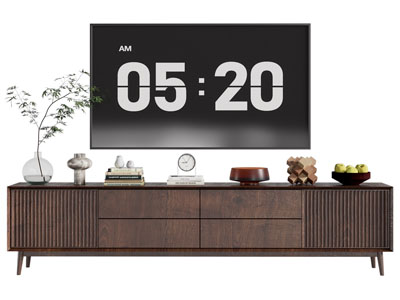 现代中古风电视柜 电视