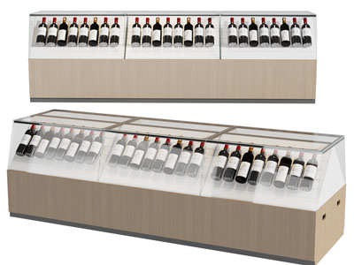 现代红酒展柜 展示柜 展台