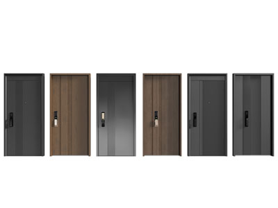 现代密码锁防盗门 入户门 平开门