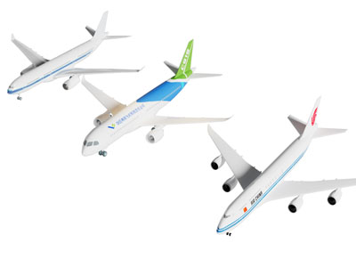 现代客机 飞机 民用飞机