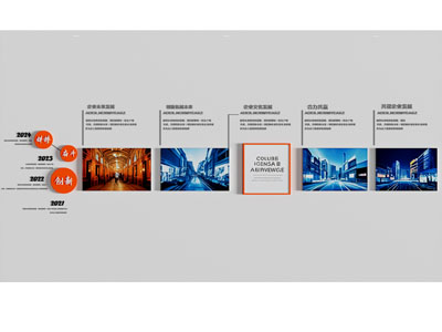 现代企业文化墙 展览展示墙3d模型 现代企业文化墙 展览展示墙