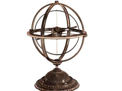 现代天体仪 天球仪 浑天仪 复古饰品 摆件组合