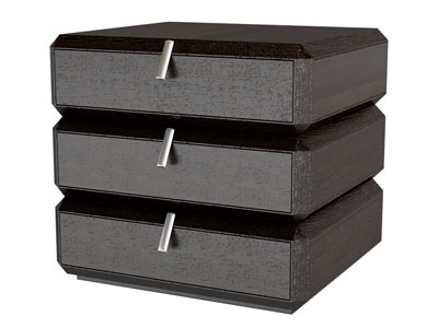 现代抽屉床头柜