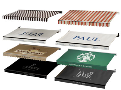 现代遮阳棚 雨棚